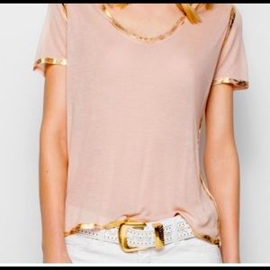 Zadig & Voltaire Gold Foil T-Shirt